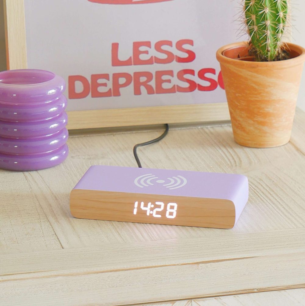 Steepletone Rise & Charge Wireless Bedside Alarm Clock & Phone Charger - Image 24