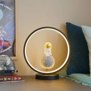 Steepletone Astro Catch Bedside Light - Ultra Cool Astronaut figurine with Warm Glow LED Ring Light - Image 9