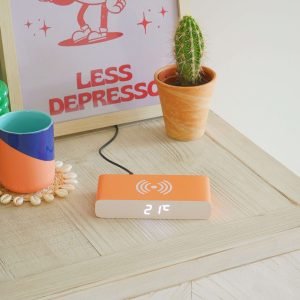 Steepletone Rise & Charge Wireless Bedside Alarm Clock & Phone Charger - Image 33