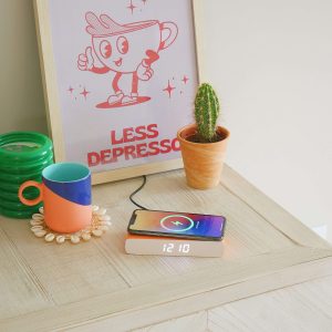 Steepletone Rise & Charge Wireless Bedside Alarm Clock & Phone Charger - Image 29