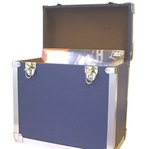 Steepletone SRB100-SRB2 COMBO Large Storage & Carry Case with Smaller LP Case Inside (Blue)